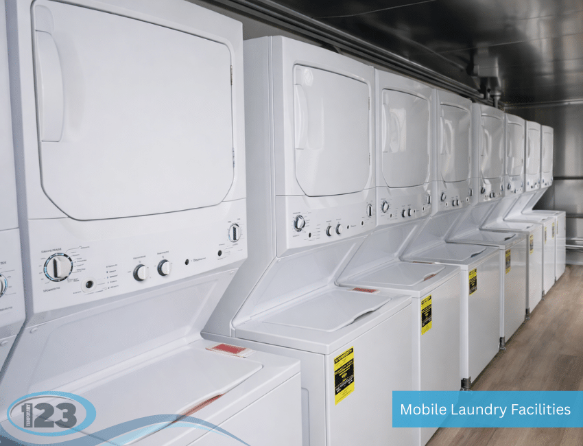 Construction Man Camp Rentals | Workforce Housing for Construction Sites: Mobile Laundry Trailer Rental equipment reference
