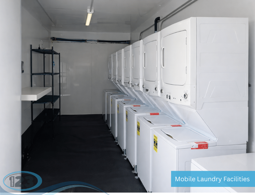 Construction Man Camp Rentals | Workforce Housing for Construction Sites: Mobile Laundry Trailer Rental equipment reference